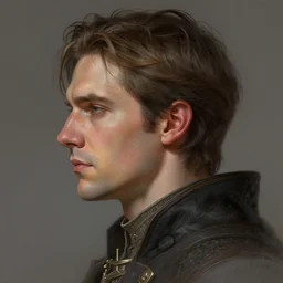 hyperdetailed fantasy profile portrait of a realistic michael lehrer, by greg rutkowski, highly detailed, digital painting, artstation, smooth, sharp focus illustration, artstation hq. intricate, elegant, 8 k, unreal engine. art by wlop and artgerm and ayami kojima. dan mumford, tomokazu matsuyama, takato yamamoto