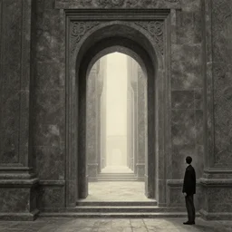 an ancient portal to another dimension, rule of thirds, art by emmanuel shiu