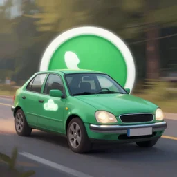 whatsapp car trending on artstation, painted by greg rutkowski