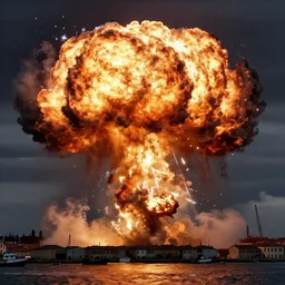 a nuke explosion in chioggia