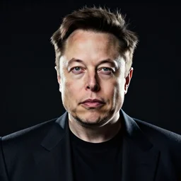Elon Musk as MODOK backlit portrait in the style of Goya