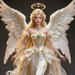 gorgeous angelic princess, ornate 4 k intricate detailed octane render
