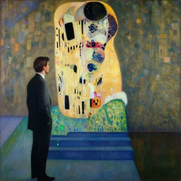 a liminal weird painting, film still by edward hopper, by Pontormo, by klimt, pre-raphaelite. art noveau, art noveau, highly detailed, strong lights, liminal, eerie, Bright pastel colors
