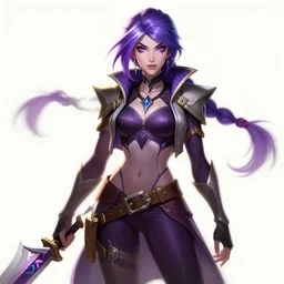 Star nemesis evelynn, league of legends concept art, 4k, trending on artstation
