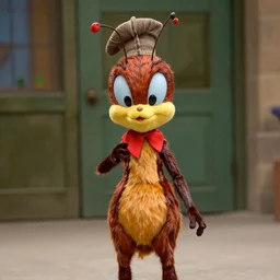 Jim Norton as a live action jiminy cricket