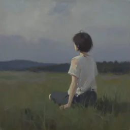 infinitely detailed oil painting by emi kuraya of blemished yume nikki lonely scenery yet peaceful, atmospheric, ambient lighting