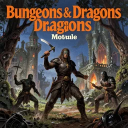 The cover art for a Dungeons and Dragons module from 1985, artist Jeff Dee,