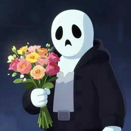 Ghost-Rider, holding flowers, Dreamwork animation, 8k, trending on artstation, hyperdetalied,