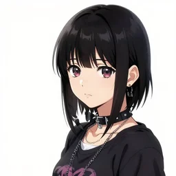 a portrait of a pretty sewer punk young lady by akihiko yoshida