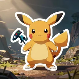 cute miss mascot archa © omire archa © omire bronzor pokemon sticker art, cronobreaker, beeple game icon
