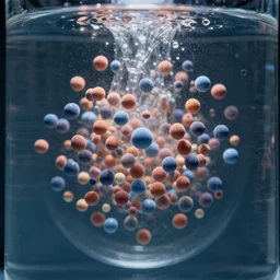 particles in gas