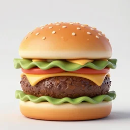 bob belcher in the shape of an actual burger