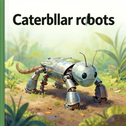 the cover of a book entitled'caterpillar robots'