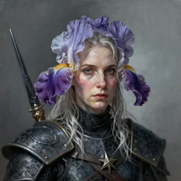 portrait painting iris von everec, the witcher, artstation, detailed, ghost