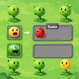 a new game style plants vs zombies