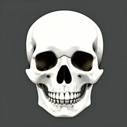 geometric skull design