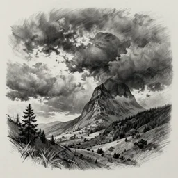 Nightmare, sketch, pencil