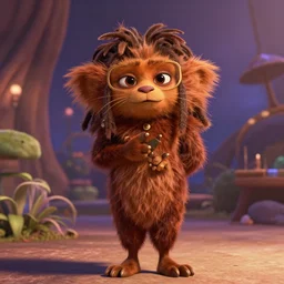 whoopi goldberg in the lorax, pixar, octane, award winning, cinematic