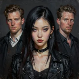 daiyu lin, rococopunk, oil painting, darkness, paint texture, digital painting, highly detailed, artstation, sharp focus, illustration, concept art, charlie bowater, tom bagshaw, norman rockwell