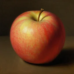 insanely fine detail, still life classical academical oil paintintg, a fragment with a close - up apple. flemish baroque, dutch, netherlands.