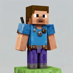 minecraft steve steampunk