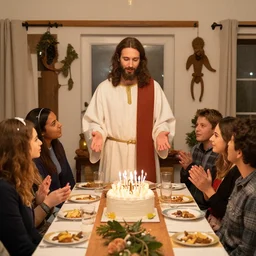 Jesus birthday party photos