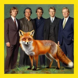 a photograph of a fox national geographic. by lynda benglis, by zhang kechun, by frank frazetta, by syd mead, by slim aarons, by edward hopper