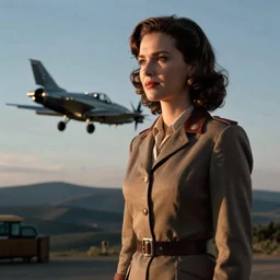 a movie still from the modern film the rocketeer featuring jennifer connelly in her role as jenny blake