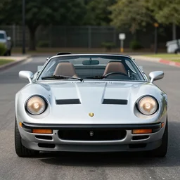 American sports car with pop-up headlights from 1990