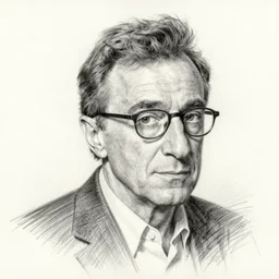 Woody Allen by sketch pencil