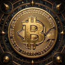 crypto apocalypse, armageddon, photo - realistic, color image, 2 k, highly detailed, occult art