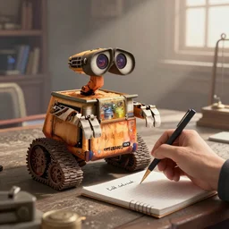 “Wall-E writing the Old Testament”