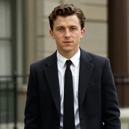 tom holland as detective columbo, film still,