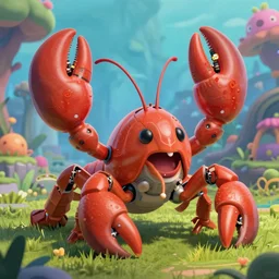 a robotic crayfish, Borderlands screenshot 4k render