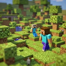 tilt - shift minecraft