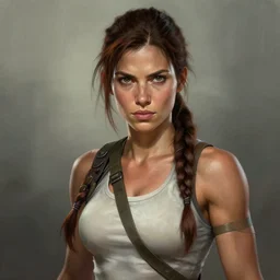 epic portrait of slim muscular lara croft, guatemla,, detailed, digital painting, artstation, concept art, donato giancola, joseph christian leyendecker, wlop, boris vallejo, breathtaking, high details, extremely detailed, sincere face, establishing shot, artistic, hyper realistic, beautiful face, octane render 8 k
