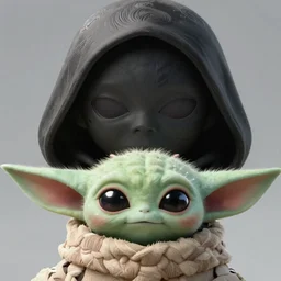 Grogu as a Sith, highly detailed, intricate, accurate face, Trending artstation, pixiv, digital Art