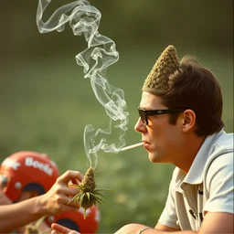 beavis and butt - head smoking weed, still - life, lomo, depth of field, f / 2. 8, happy