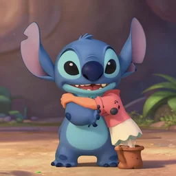 live action disney lilo and stitch, 8k resolution, full HD, cinematic lighting, award winning, anatomically correct