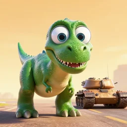pixar dinosaurs googly eyes, m 1 tank fury road, warm colored highly detailed cinematic scifi render of 3 d sculpt of spiked gears of war skulls bucketwheel jabbas palace iron smelting pits, military chris foss, john harris, hoover dam'aircraft carrier tower'beeple, warhammer 4 0 k, halo, halo, mass effect