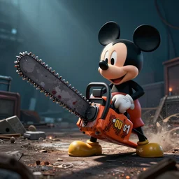 Mickey mouse chainsaw massacre