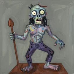 zombie in the style of picasso