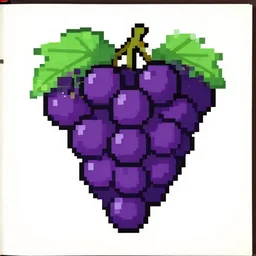 a grape of pixel
