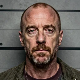 a low resolution messy colorized mugshot of saul goodman, grainy, messy, grunged up, low resolution, low quality, realistic, hyperrealistic, 8 k resolution, hd quality, detailed, very detailed, highly detailed, intricate details, trending on artstation, colored, colorized