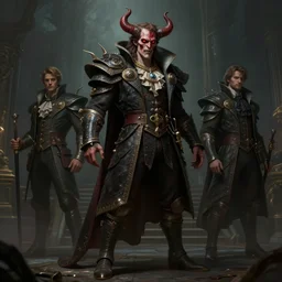 concept art victorian man from hell, greg rutkowski, character design, trending on artstation, highly detailed, photorealisitc, ambient lighting, anato finnstark, piotr jablonski, 4 k, unreal engine, league of legends wallpapers