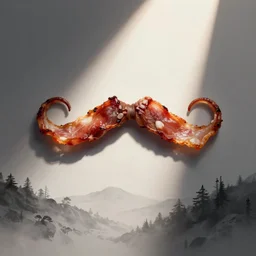 bacon mustache