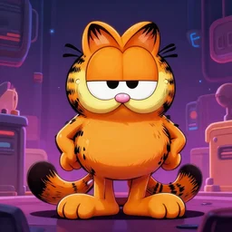 Cyberpunk Garfield