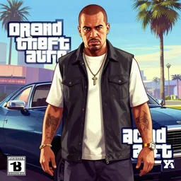 Ace Ventura in a GTA V cover art