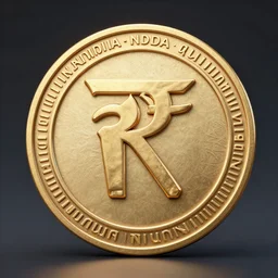 indian rupee as a cryptocurrency, cgsociety, artstationHD, hyperdetailed,