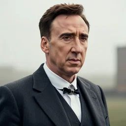 Nicolas Cage in Peaky Blinders very detail 4K quality super realistic